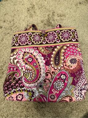 Vera Bradley Very Berry Paisley Toggle Bag